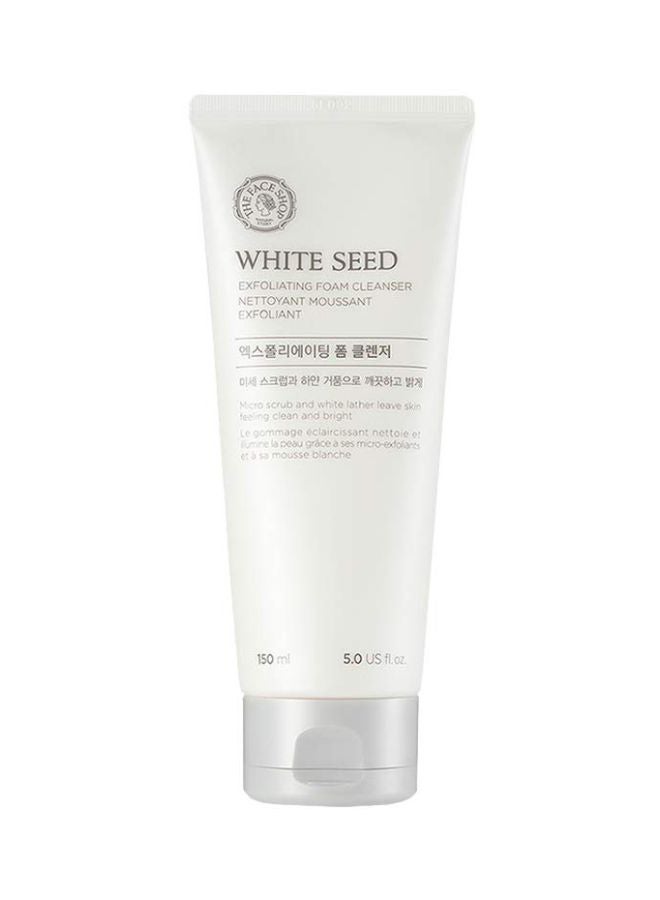 [The Face Shop] White Seed Exfoliating Foam Cleanser 150ml