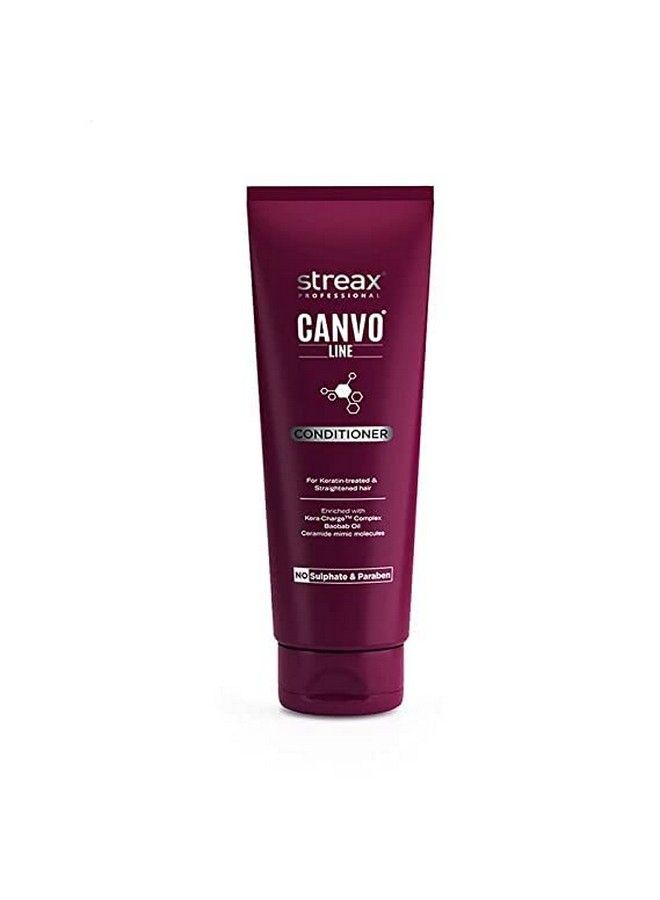 Professional Canvoline Shampoo 300Ml & Conditioner 240 Ml Combo Pack Of 2 (For Straightening Hair)