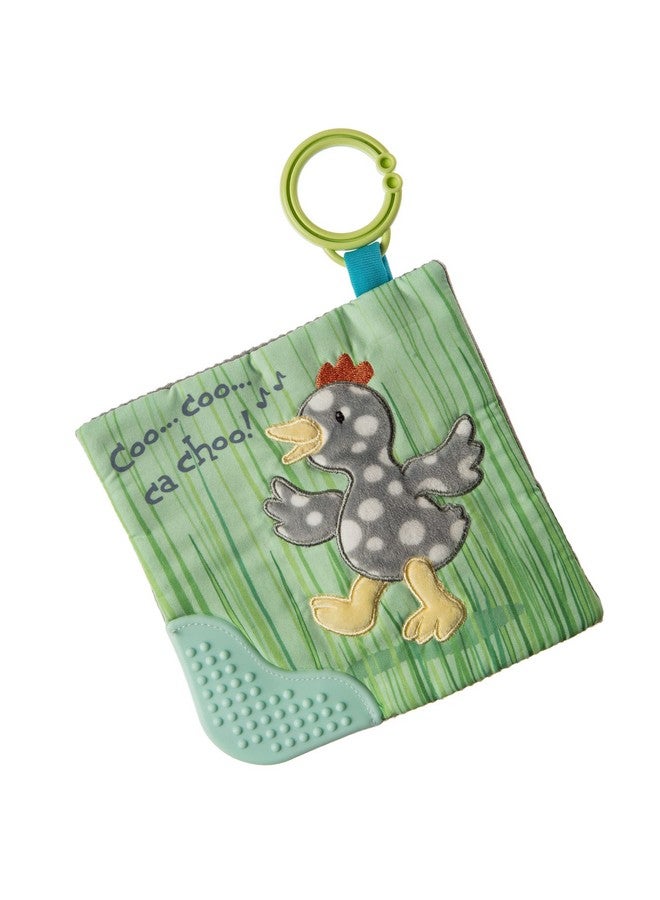 Crinkle Teether Toy With Baby Paper And Squeaker 6 X 6Inches Rocky Chicken