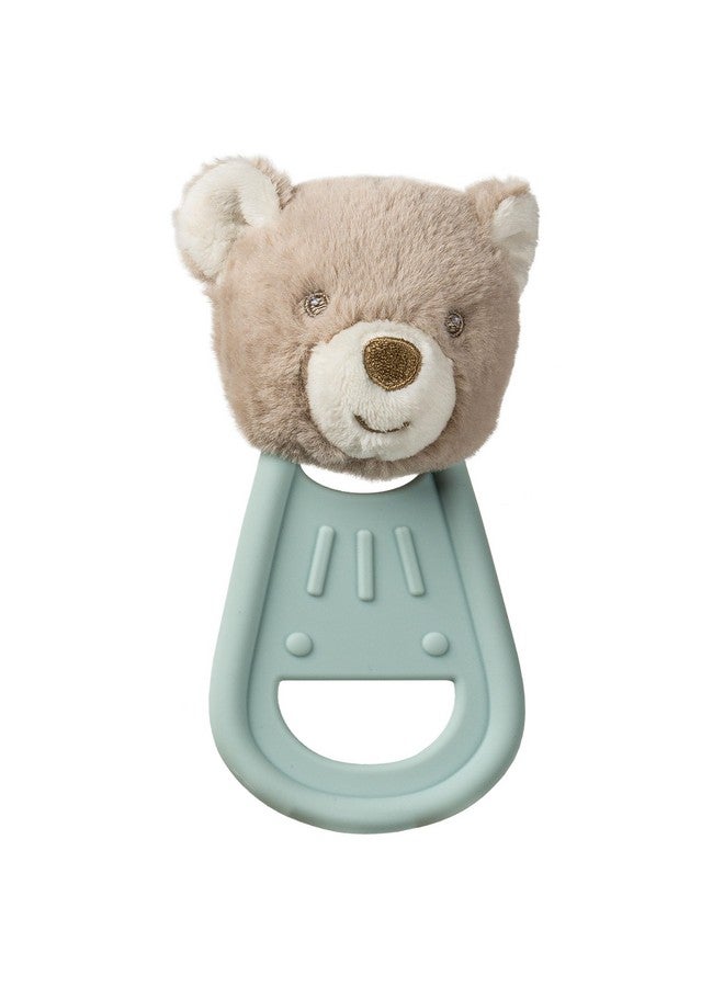 Teething Toys Simply Silicone Teether With Soft Toy 6Inches Bear