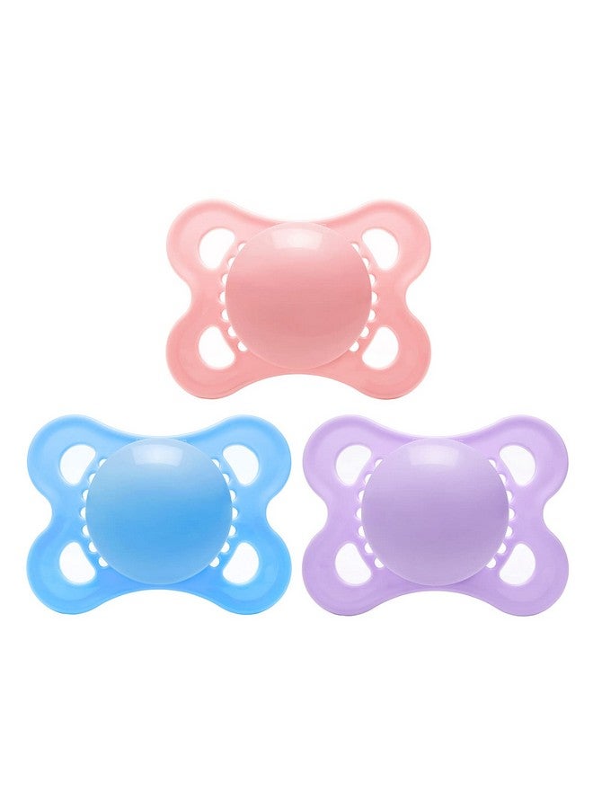Bigshield Generation3 Big Sized Pacifier 3 Paci Pack Pink Blue Purple