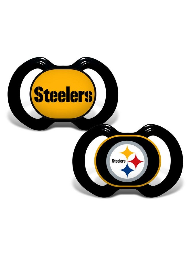 Baby Fanatic 2 Piece Pacifier Set Pittsburgh Steelers One Size