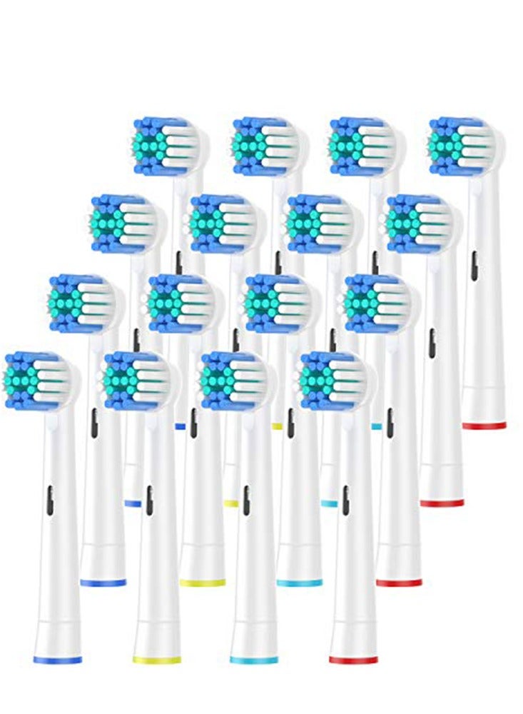 Replacement Toothbrush Heads Compatible with Braun Oral b 7000 /Pro 1000 /9600/ 5000/3000/8000/Genius and Smart Electric Toothbrush, 16 Pcs