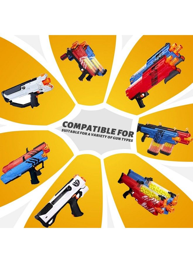 50 Rounds Bulk Refill Ammo Bullet Balls Compatible For Nerf Rival Blaster Series Red