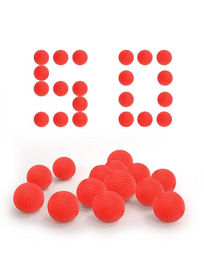50 Rounds Bulk Refill Ammo Bullet Balls Compatible For Nerf Rival Blaster Series Red