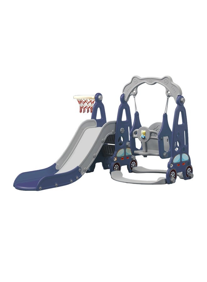 3 In 1 Small Indoor Slides And Swings Plastic Swing Sets Playground Outdoor Kids Slide