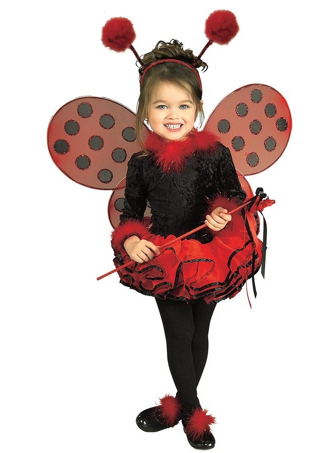 ChildS Costume Lady Bug Tutu Costume Small  Size 46 For 34 Years