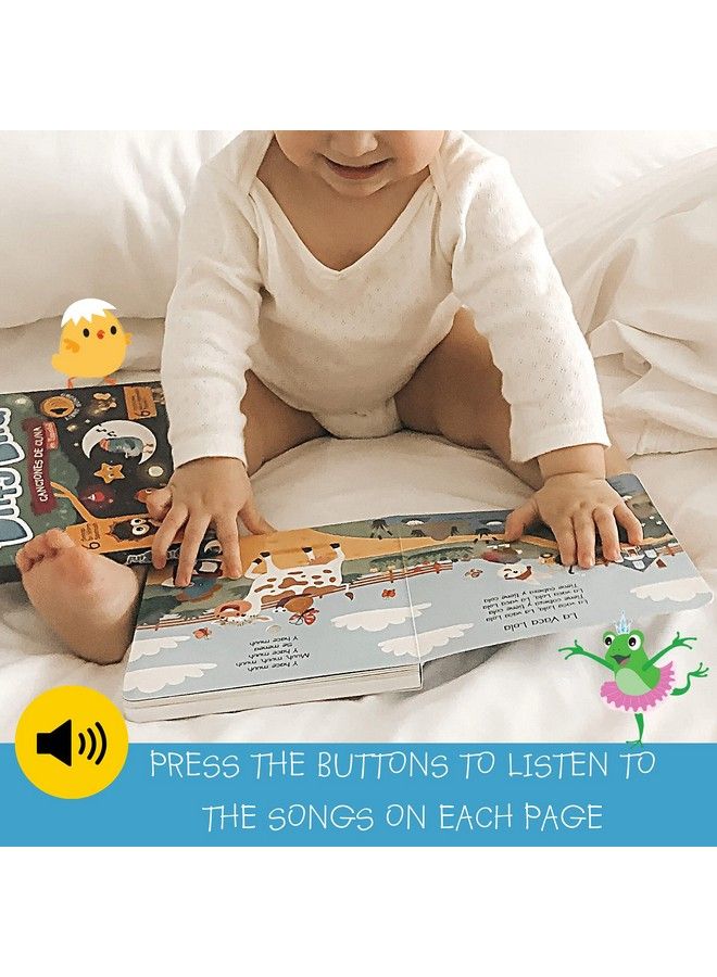 Sound Musical Book In Spanish Canciones De Animales For Baby And Toddler