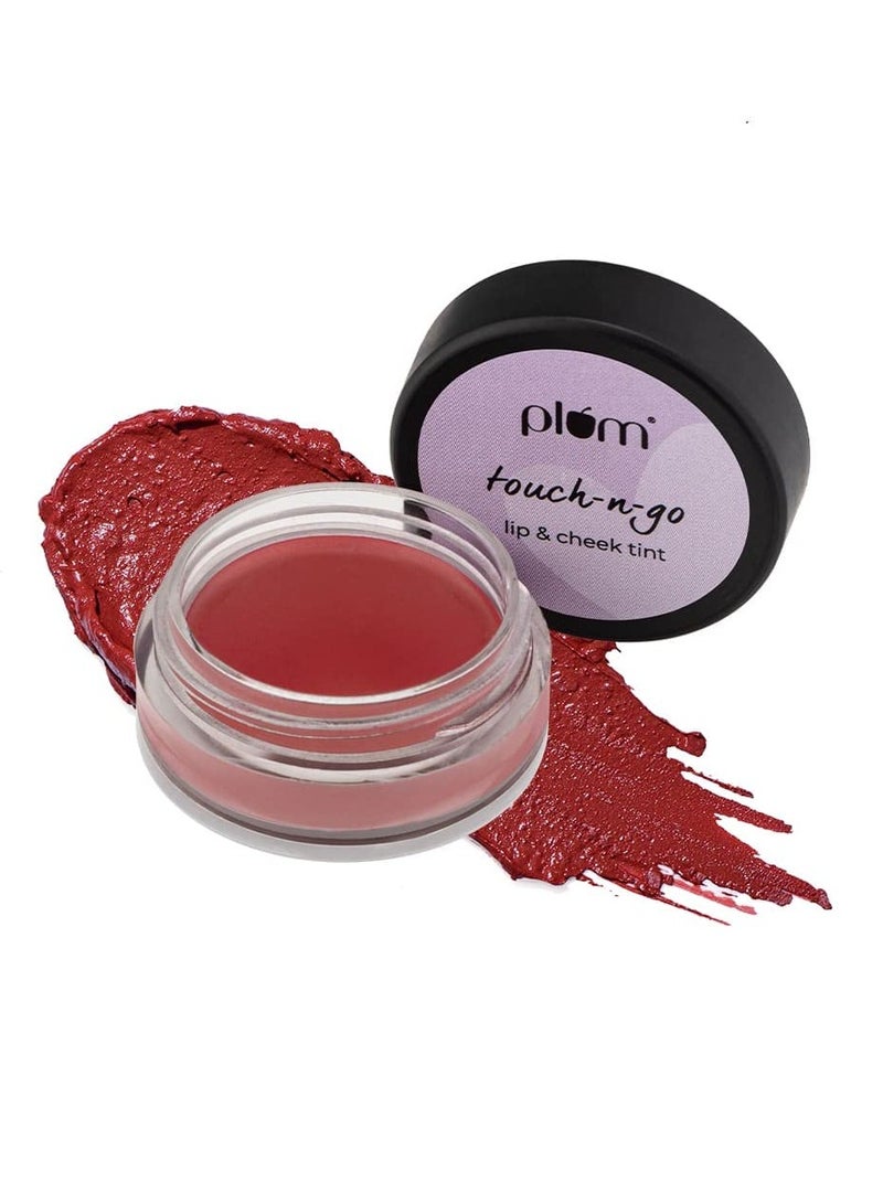 Plum Touch Lip Cheek Tint Highly Pigmented 122 Peachy Coral