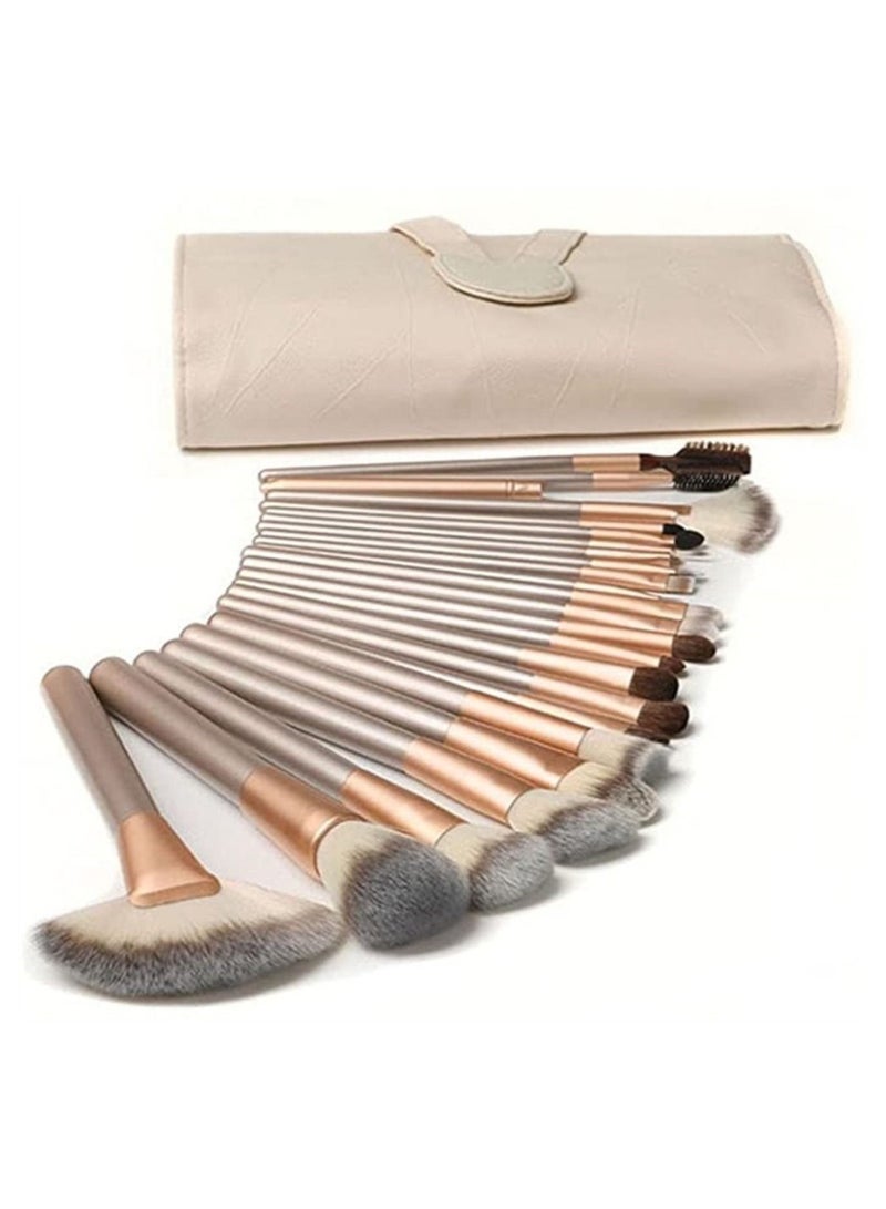 Professional Makeup Brushes 24Pcs Girls Quality Set for Foundation Powder Contour Blending Blush Eye Shadow