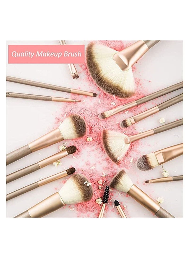 Professional Makeup Brushes 24Pcs Girls Quality Set for Foundation Powder Contour Blending Blush Eye Shadow