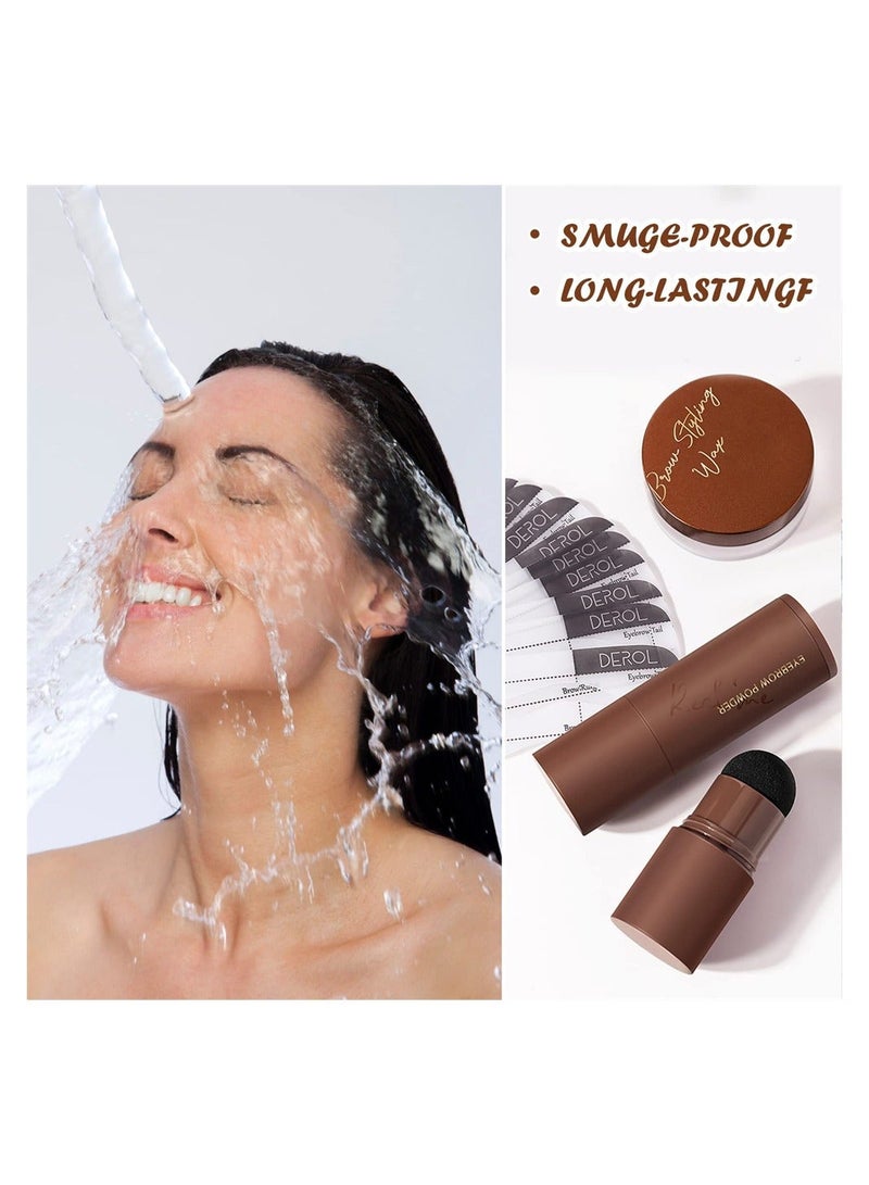 Eyebrow Stamp Stencil Kit One Step Brow Printing