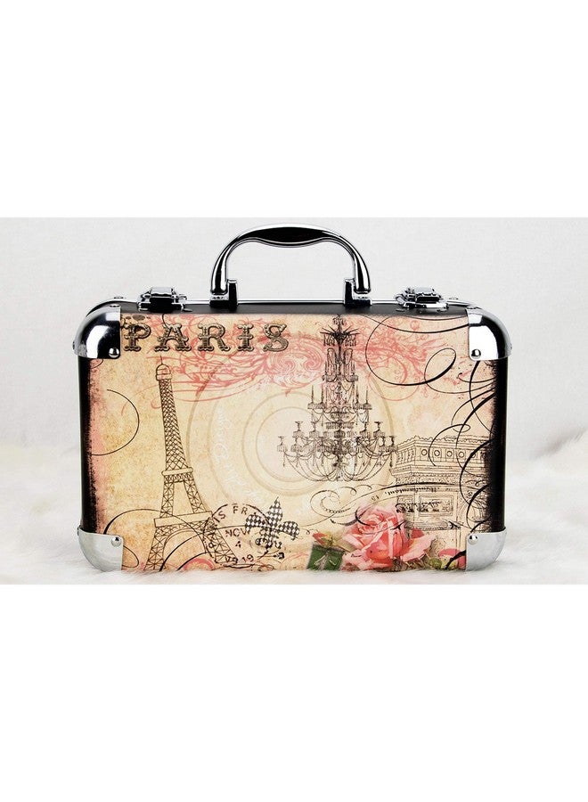 61Pcs Makeup Gift Set With Extendable Trays And Mirror Vmk1506 Paris Theme 1 Count