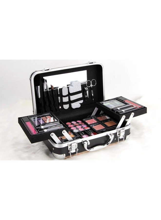 61Pcs Makeup Gift Set With Extendable Trays And Mirror Vmk1506 Paris Theme 1 Count