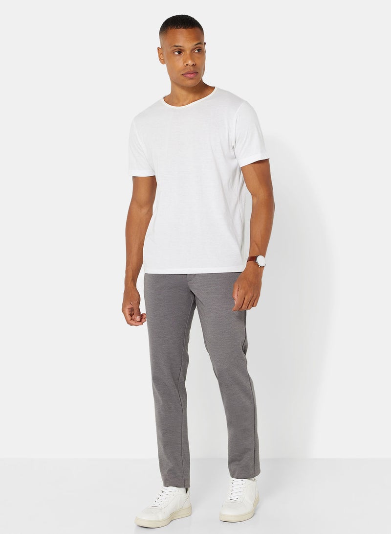 Ankle Grazer Slim Fit Pants