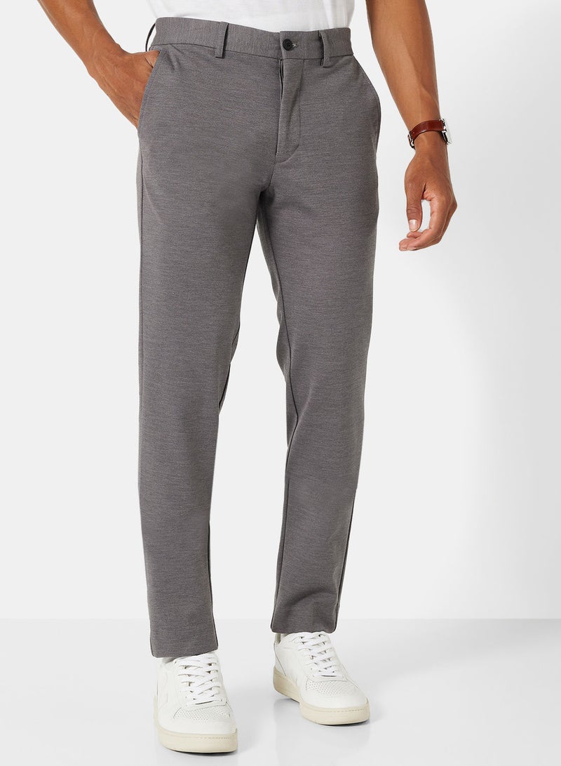 Ankle Grazer Slim Fit Pants