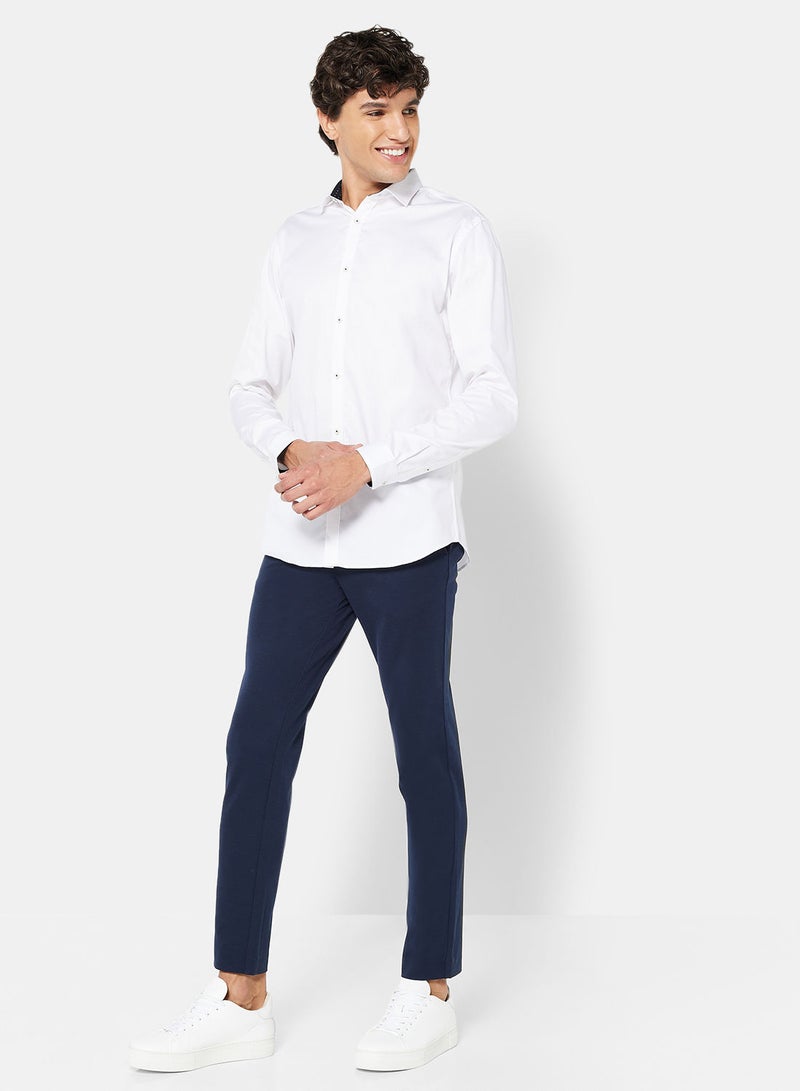 Ankle Grazer Slim Fit Pants