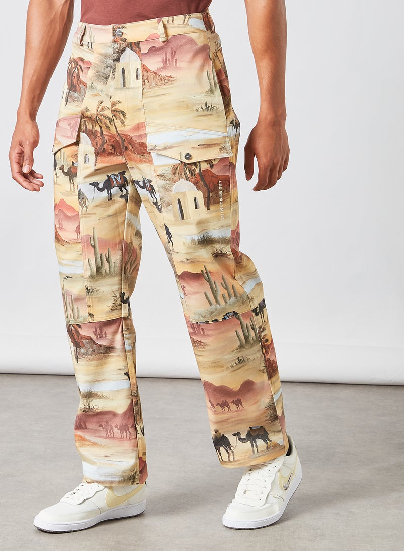 Graphic Print Pant Multicolour