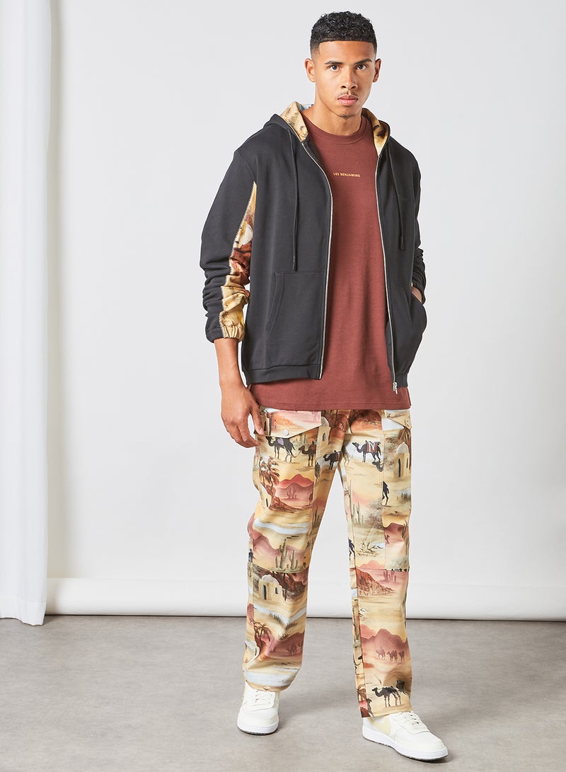 Graphic Print Pant Multicolour