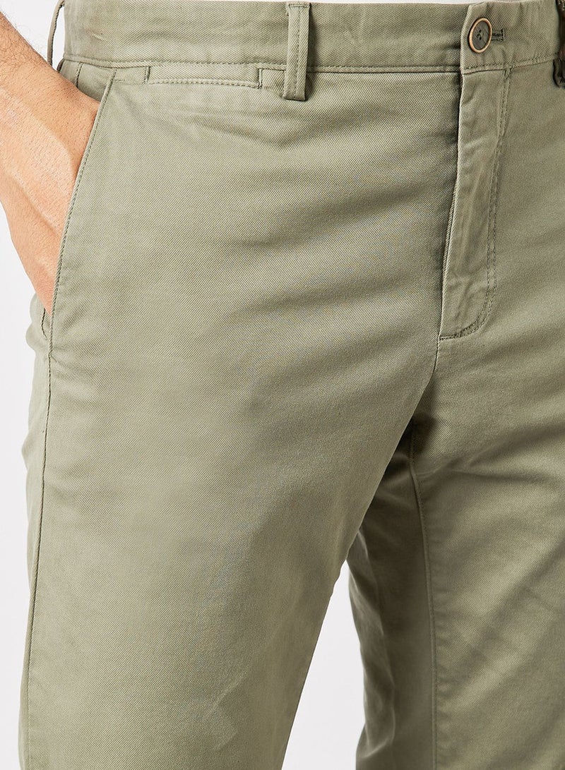 Slim-Fit Chino Trousers