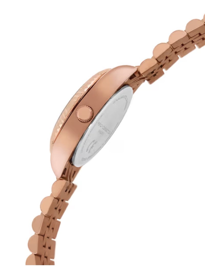 Women Stainless Steel Bracelet Style Straps Analogue Watch FCN00077A