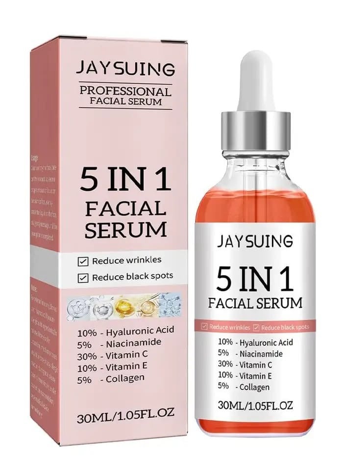 5 IN 1 Facial Serum With Collagen, Vitamin C, Niacinamide, Hyaluronic Acid and Vitamin E