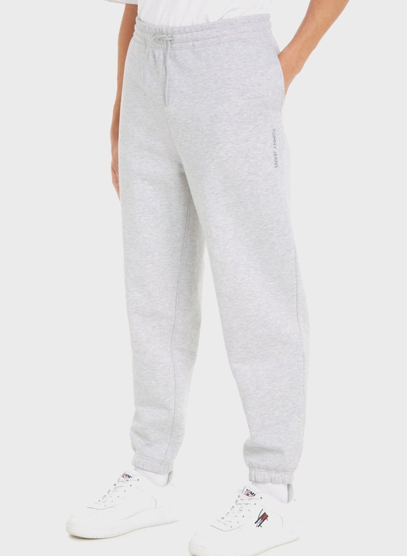 Logo Drawstring Classic Sweatpants