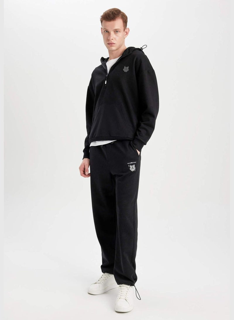 Man Oversize Fit Knitted Trousers