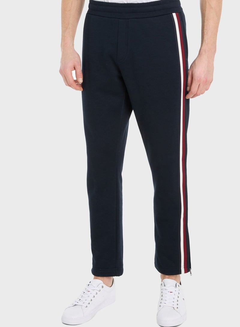 Side Striped Sweatpants