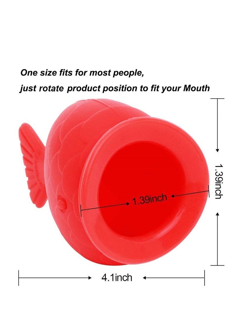 Silicone Fish Shape Lip Plumper Device, Women Lip Filler Beauty Pump, Suction Tool for Lip Enhancement