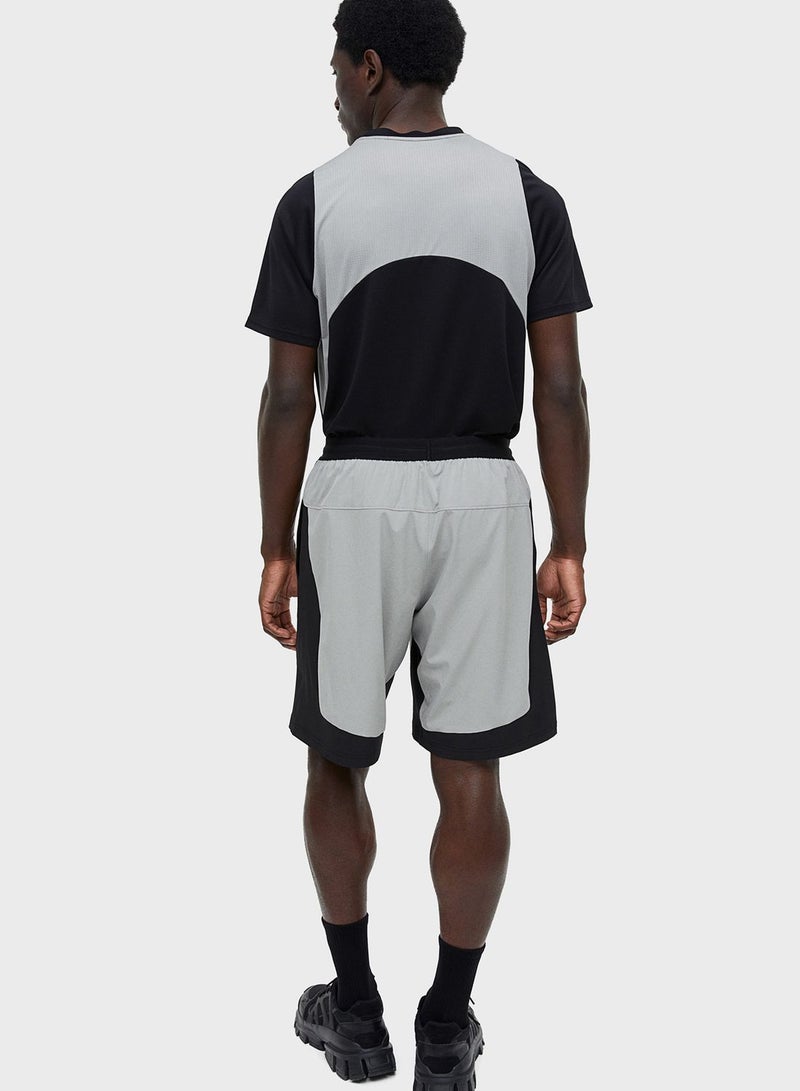 Color Block Shorts