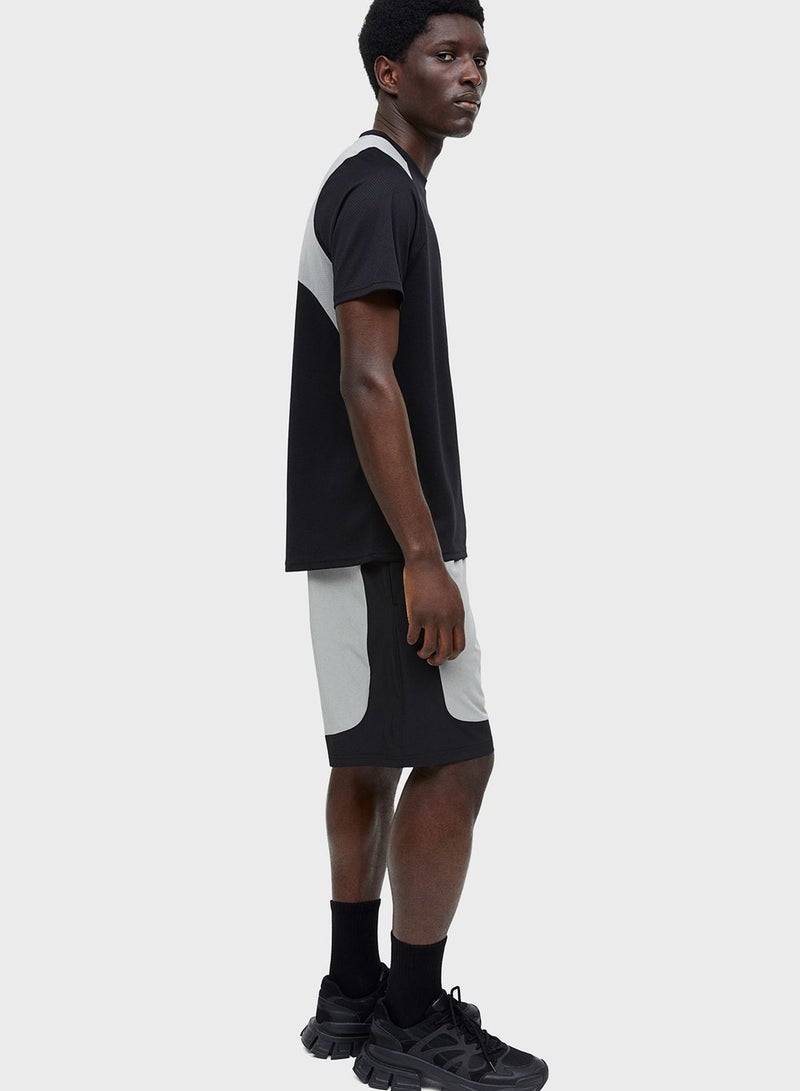 Color Block Shorts