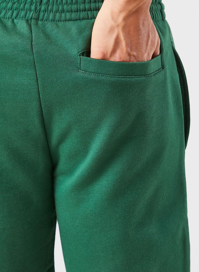 Regular Fit Brushed Fleece Shorts