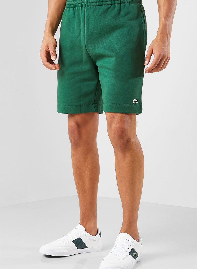 Regular Fit Brushed Fleece Shorts