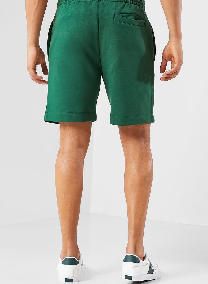 Regular Fit Brushed Fleece Shorts