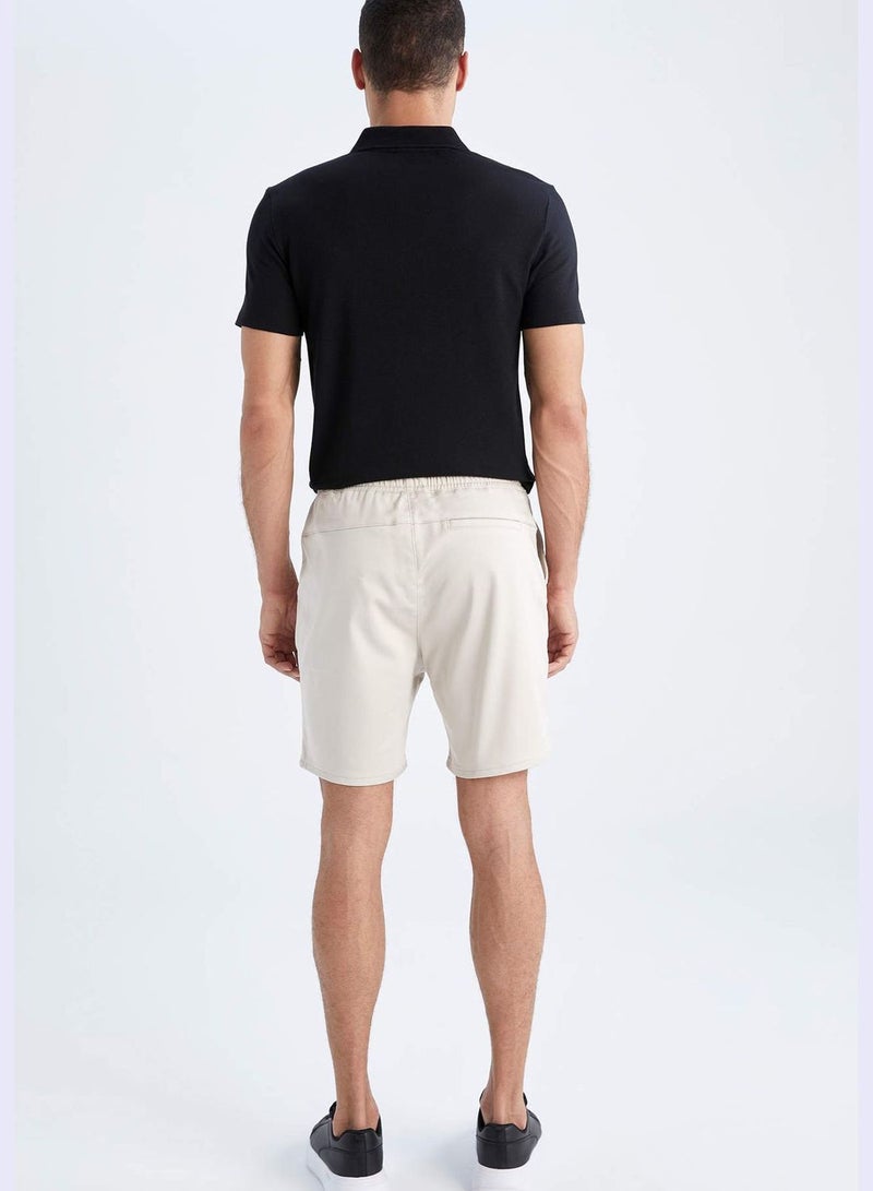 Man Slim Fit Woven Bottom Woven Short