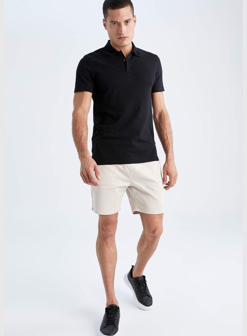 Man Slim Fit Woven Bottom Woven Short