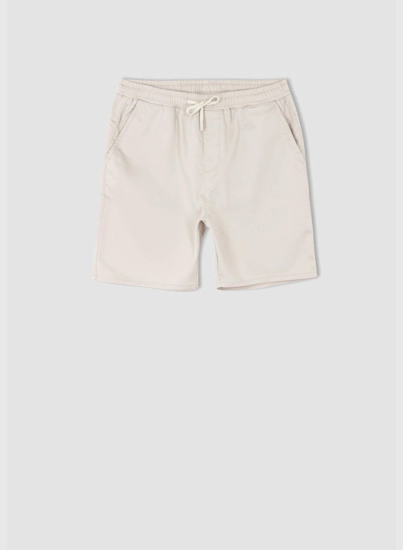 Man Slim Fit Woven Bottom Woven Short