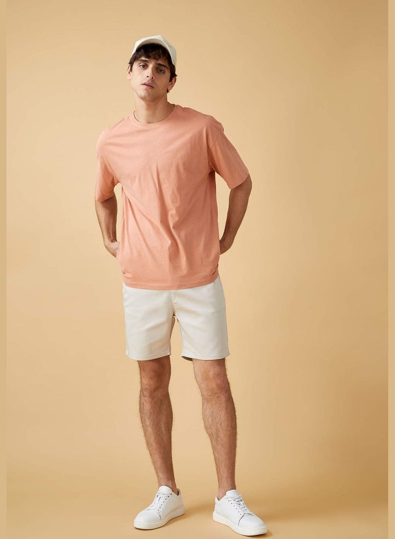 Man Slim Fit Woven Bottom Woven Short