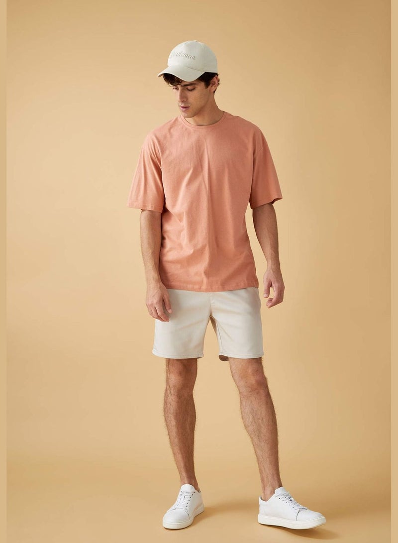 Man Slim Fit Woven Bottom Woven Short