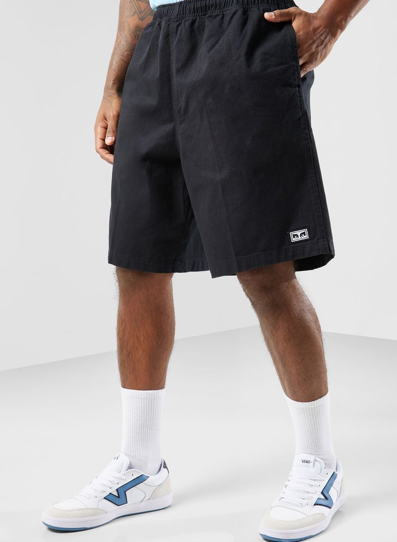 Easy Relaxed Twill Shorts