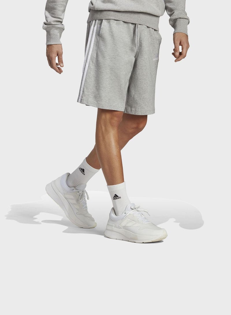 Essentials Single Jersey 3-Stripes Shorts