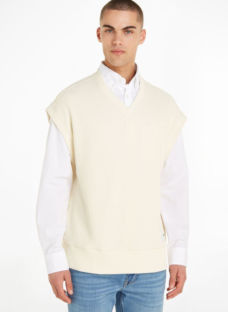 Monogram V-Neck Sweater