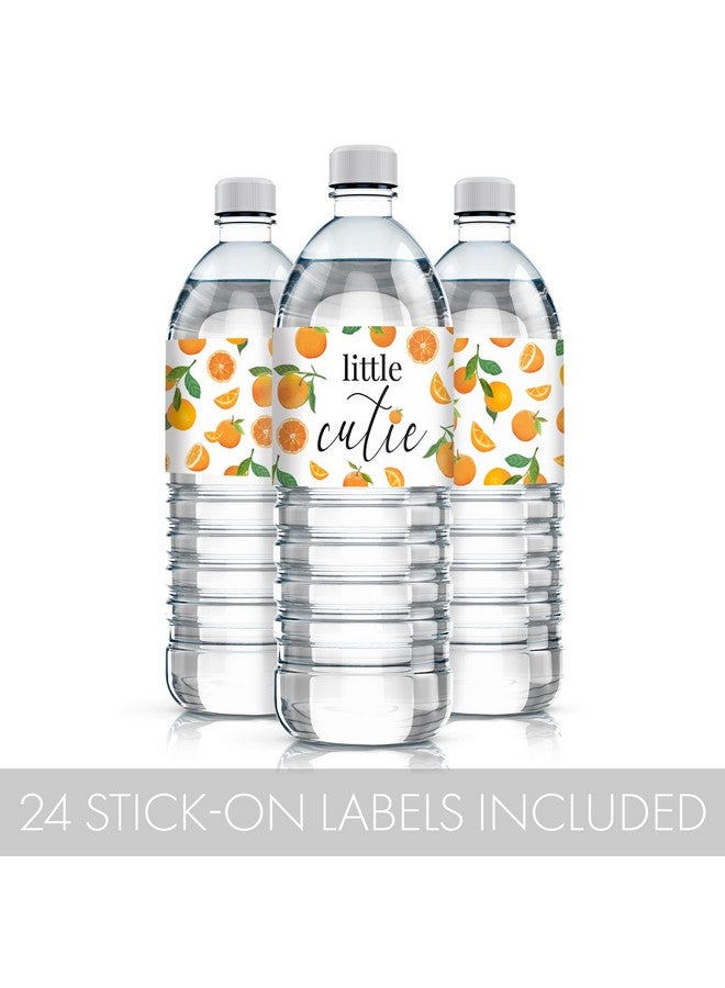 Little Cutie Baby Shower Water Bottle Labels 24 Count