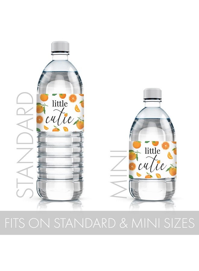 Little Cutie Baby Shower Water Bottle Labels 24 Count