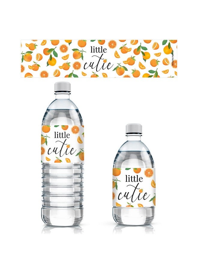 Little Cutie Baby Shower Water Bottle Labels 24 Count