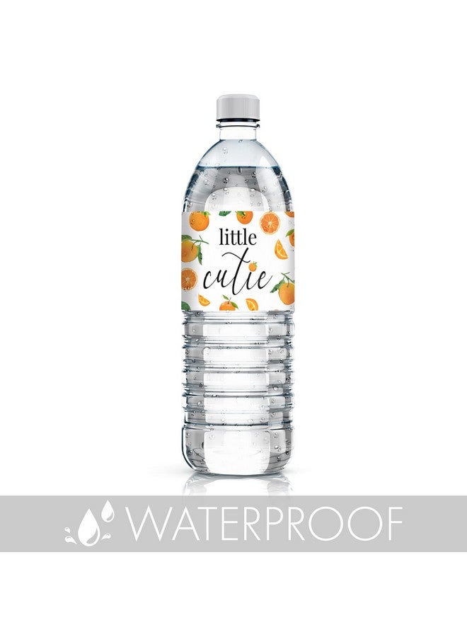 Little Cutie Baby Shower Water Bottle Labels 24 Count