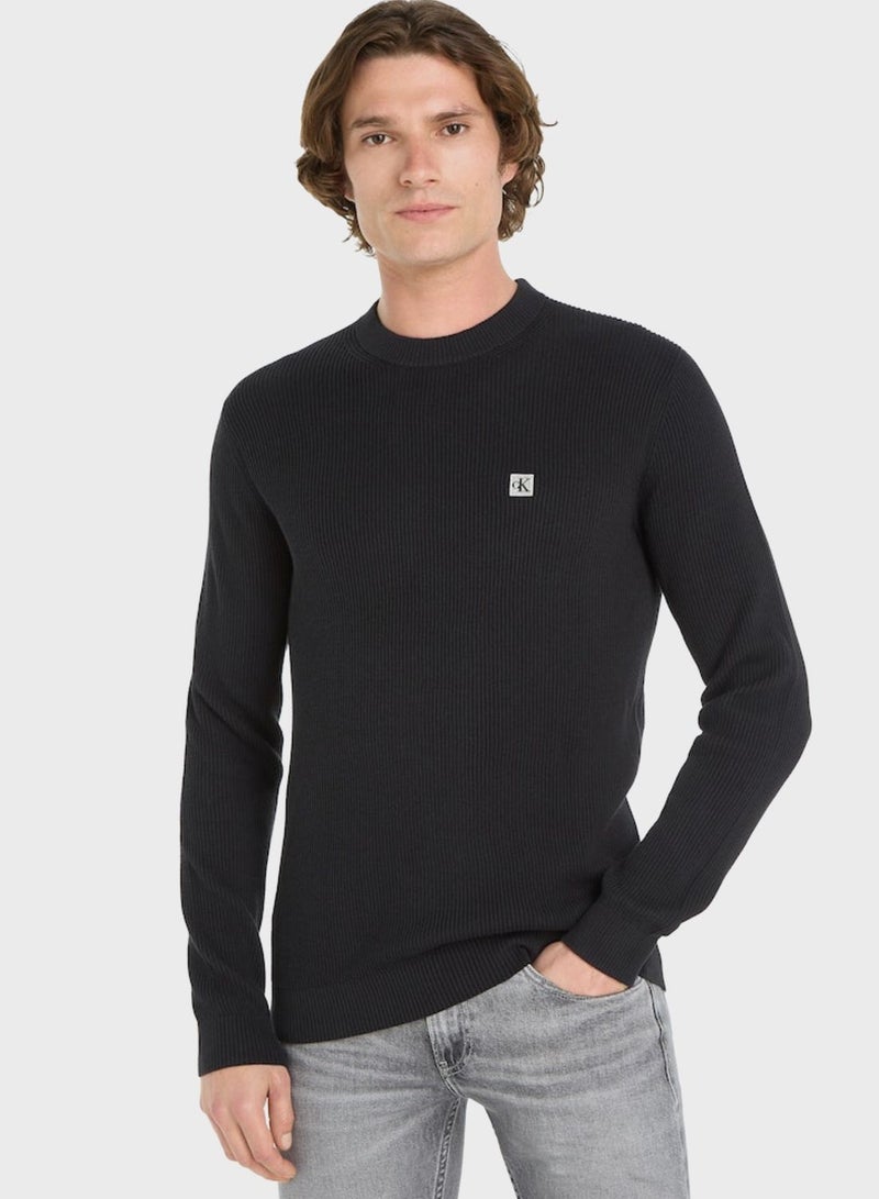 Monogram Crew Neck Sweater