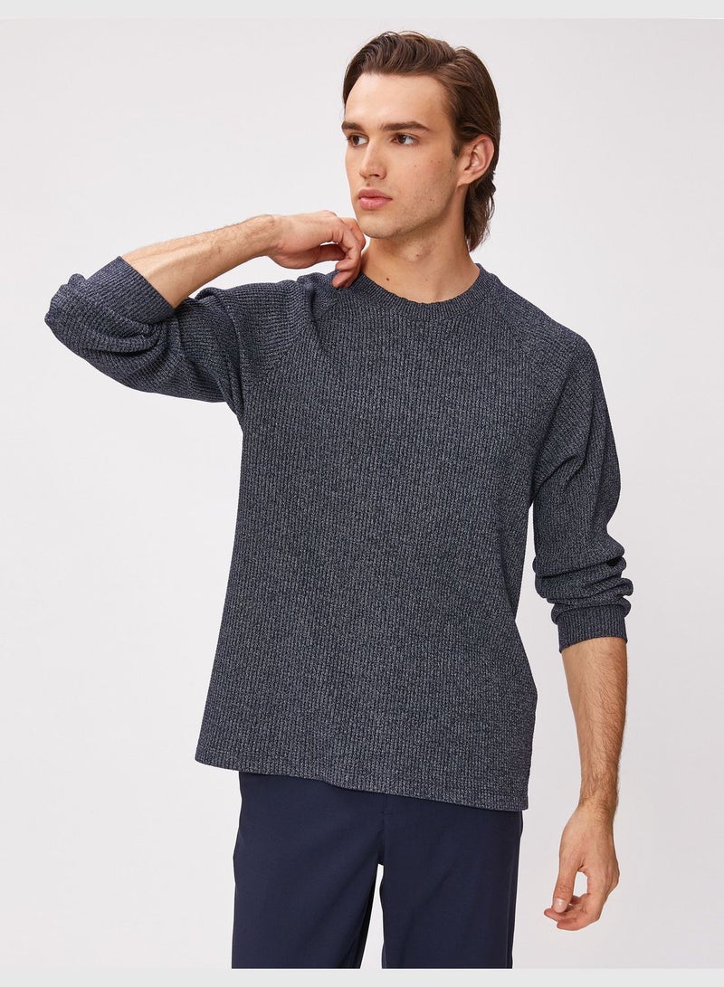Mealy Sweater Crew Neck Slim Fit Long Sleeve