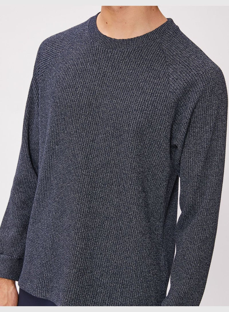 Mealy Sweater Crew Neck Slim Fit Long Sleeve